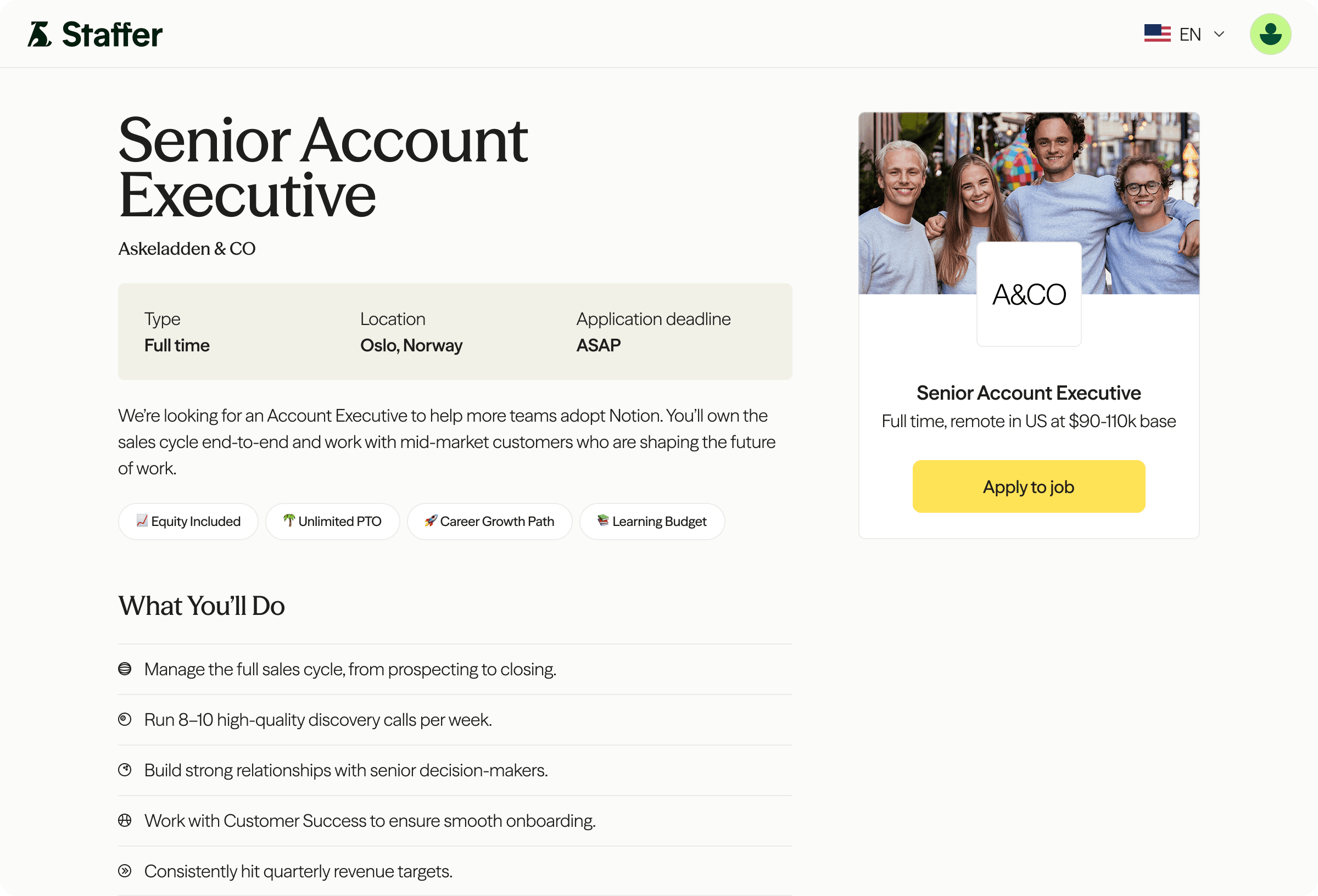 Marketing — employer branding